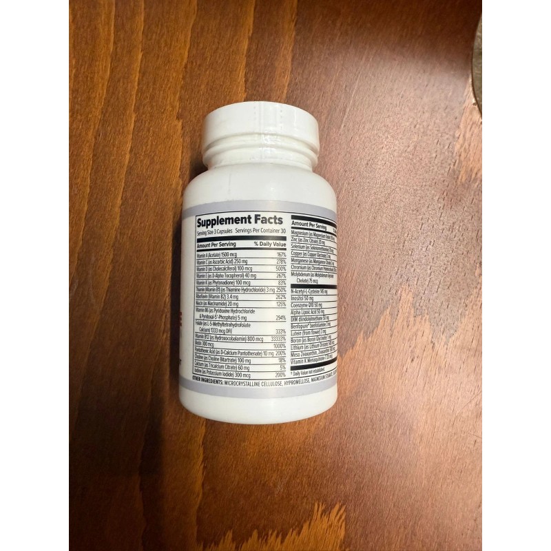 10X Health Optimize Methylated Multivitamin 90 Capsules, 07/26 Exp ORIGINAL