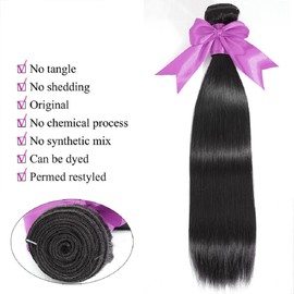 Uniferry Straight bundles human hair 12 INCH