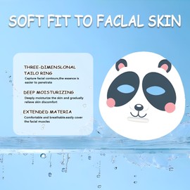 7 Pieces Masks Beauty Face Mask Children's Cloth Masks Set Suitable for All Skin Types Deep Moisturising Suitable for Girls and Women Can Be Used as a Gift