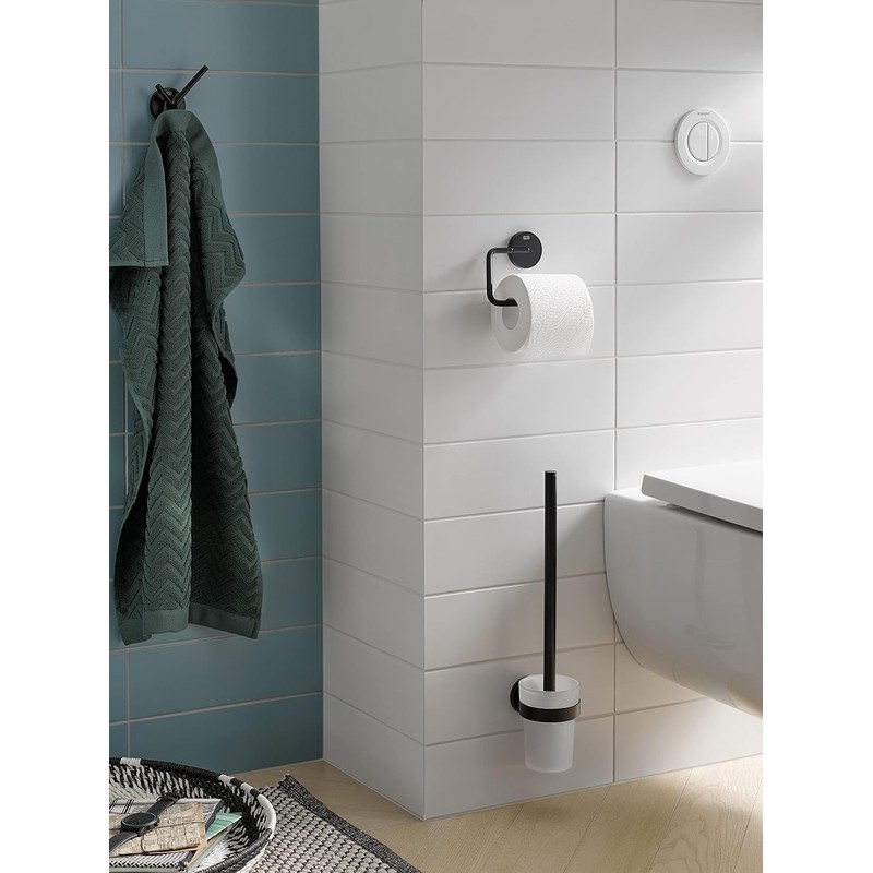 Emco Round Hook for Wall Mounting, Easy-Care Aluminium Hanger for