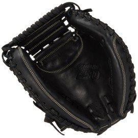 Zett BJCB76522 Boys Soft Baseball Catcher Mitt, Ground Hero Catcher, Black (1900) Right Throw