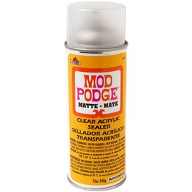 Mod Podge Clear Acrylic Sealer, 12 Ounce (Pack of 1), Matte