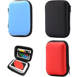 Frogetu Pack of 3 Playing Card Box, Protects Cards from Moisture and Dust, Playing Card Case, Playing Card Storage, Durable Card Box, Playing Cards for Storing Playing Cards (Red, Blue, Black)