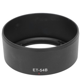 Goshyda Lens Hood, Black ABS Material ET54B Durable Lens Hood Reversible for Canon EFM 55200mm F/4.56.3 IS STM Lens with Long Service Life for Photography
