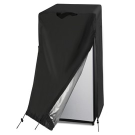 Guisong Refrigerator Cover, Waterproof&Dustproof Cover for Protecting Upright Freezers/Beverage Refrigerator-Suitable for most 7.5 Cubic Freezer(23"W x 23"D x 56"H)