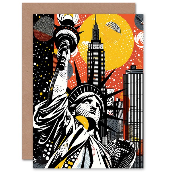 Artery8 New York Collage NYC Halftone Pop Art for Him