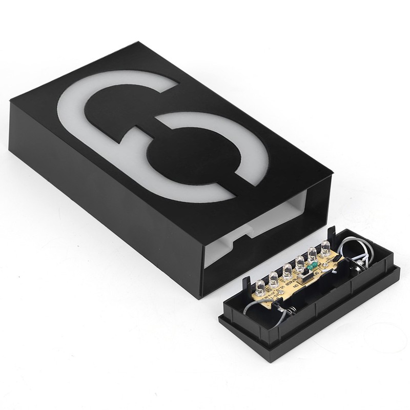 Outdoor Solar Power LED Number Sign Light House Hotel Store