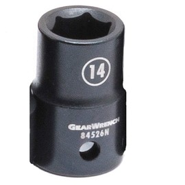 GEARWRENCH 1/2" Drive Standard Impact Metric Socket 14mm, 6 Point - 84526N