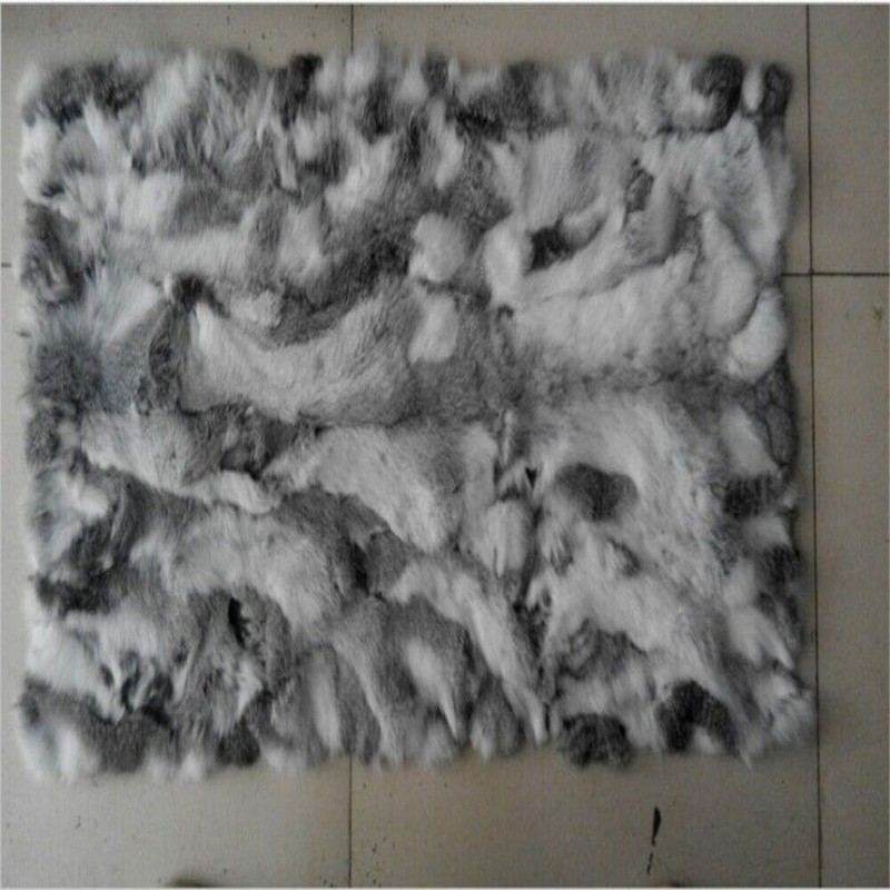 100% Real Rabbit Fur Blanket Rug Real Fur Blanket Carpet