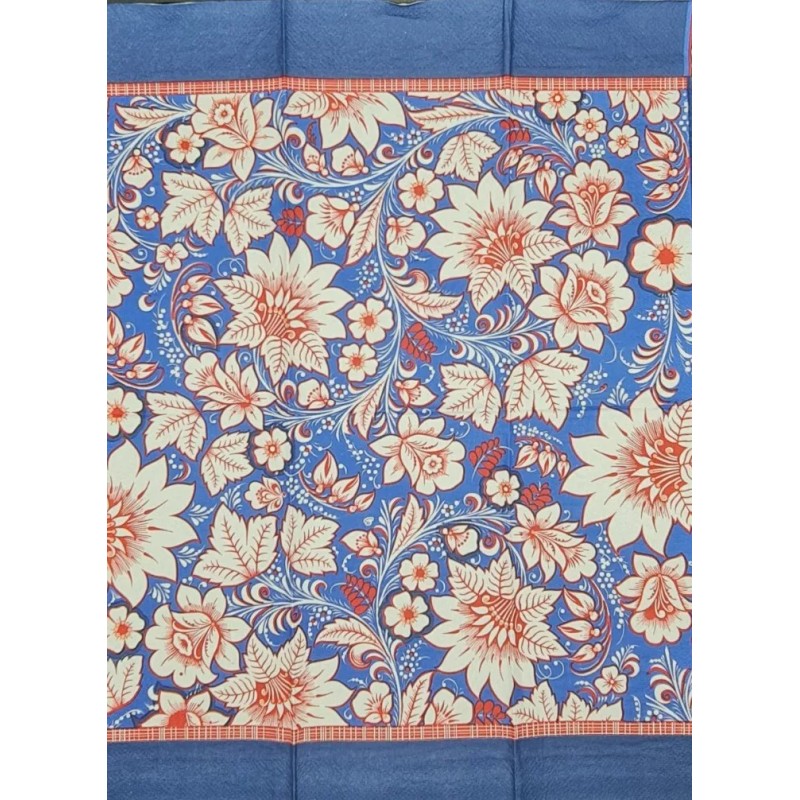 TWO Individual Napkins Flowers Guest Towel for Decoupage (248)