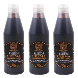 Emiliani Crema Gastronomica, Acetificio, Balsamic Glaze, 17 Ounce Pack of 3
