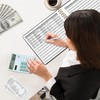 HAUTOCO Hardcover Accounting Ledger Book for Small Business Bookkeeping Horizontal