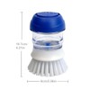 CELOX Dish Scrub Brush with Soap Dispenser, Palm Brush Kitchen