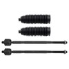 TRQ Front Steering Kit Steering Rack & Pinion Bellow Tie