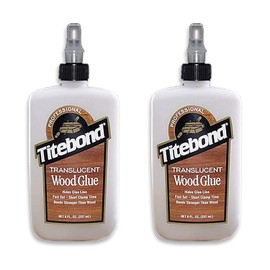 Titebond 6123 Translucent Wood Glue, 8oz - 2 pack