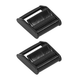 Alomejor Hebilla de Correa de Cincha, Hebillas de Solapa de Leva de Acero Inoxidable 304 Hebilla de Leva de Prensa para Correa de Cincha de 38 Mm