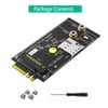 M.2 Key B to A+E Adapter with Nano SIM Card