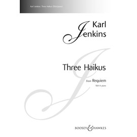 Three Haikus: extraits du "Requiem". female choir (SSA) and piano. Partition de chœur.