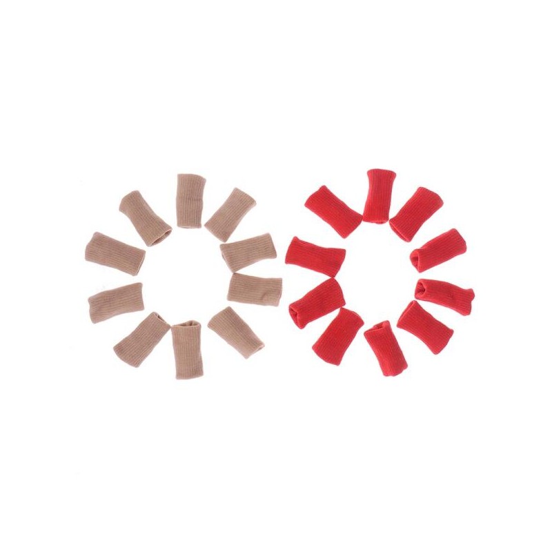 5개입 10개입 손가락 보호대 부목 커버 슬리브 스포츠 [5pcs white