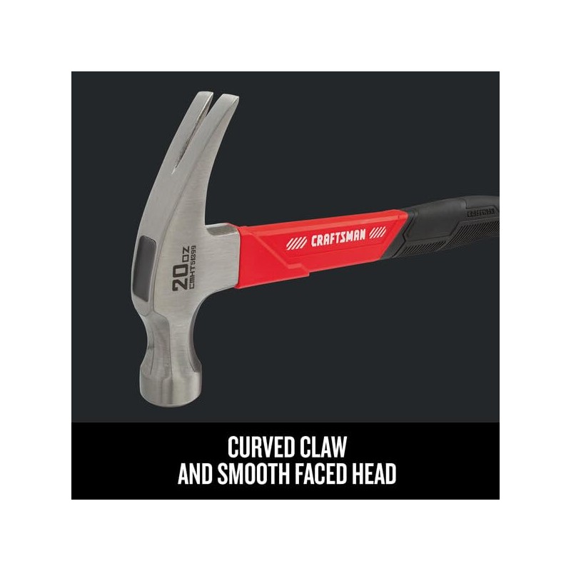 CRAFTSMAN Hammer, 20 oz Fiberglass General Purpose (CMHT51399)