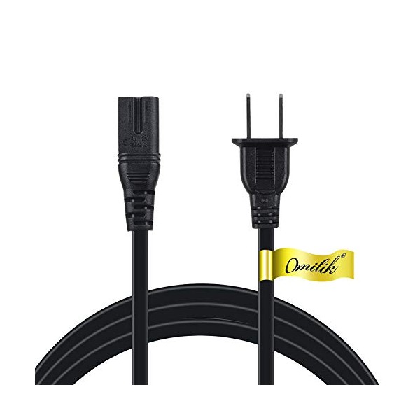 Omilik 5FT/1.5M UL AC Power Cord Outlet Socket Cable Plug