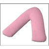 COTTON CONNECTION V SHAPED PILLOW CASE COVER PREGNANCY MATERNITY ORTHOPAEDIC