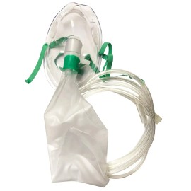 SL Lot of 32 Adult Elongated Non-Rebreather Oxygen Mask