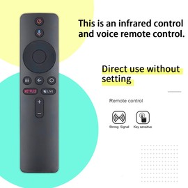 Replacement Remote Control for Xiaomi XIAO MI Box S XXMRM-006 MRM006 Replacement Remote Control for Xiaomi Mi Box S with Bluetooth&Voice Remote