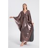 Bsubseach Kaftan Dresses for Women Sparkly Glitter Batwing Sleeve Kaftan