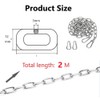 FTXanty Chain Stainless Steel Chain 3 mm 2 m Chain