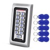 HFeng Standalone IP68 Waterproof RFID Access Control Keypad Metal Card