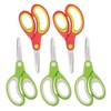 Left-Handed Kids Scissors by Galadim (Pack of 5, Rounded-tip, 13.2