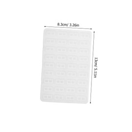 Abaodam 4pcs Miniature Brick Molds for DIY Sand Table Crafts Realistic Dollhouse Building Material Precision Molds for Wall Brick Models for Beginners and Enthusiasts