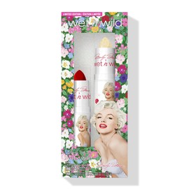 Set Labios Marilyn Monroe Wet n Wild Balsamo y color
