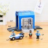 Wooden Train Tracks Accessories, Train Set Piece of Police Station
