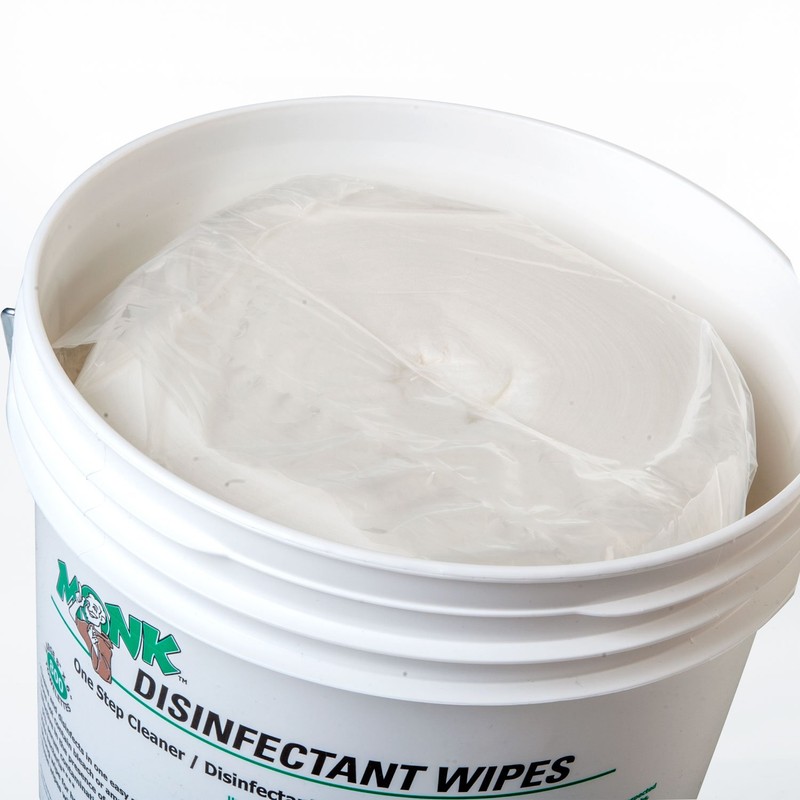Monk - 69804R Disinfecting Gym Wipes 4 Refill Pack of