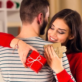 Landical 40 Sets Christmas Wish Bracelets Bulk Adjustable Xmas Bracelet with Cards Braided Friendship Holiday Gifts for Women (Candy)