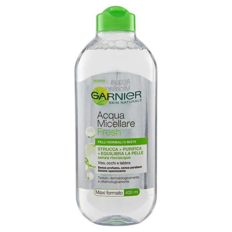 Garnier Acqua Micellare Fresh per Pelli Normali o Miste, 400