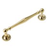 3 Pack Solid Brass Cabinet Pulls 5" Hole Center Drawer