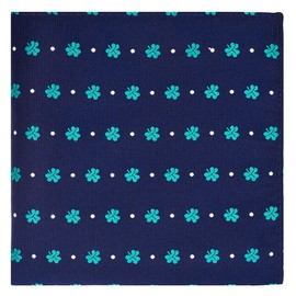 KissTies Pajarita de trébol preatada para hombres y niños, para hombres, niños y adolescentes, Azul-verde, L - Adults, full age