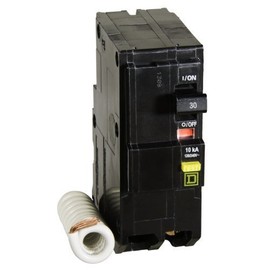 Square D by Schneider Electric QO230GFICP QO 30-Amp Two-Pole GFCI Breaker by Square D by Schneider Electric