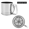QWORK 5 Cup Flour Sifter for Baking - Stainless Steel,