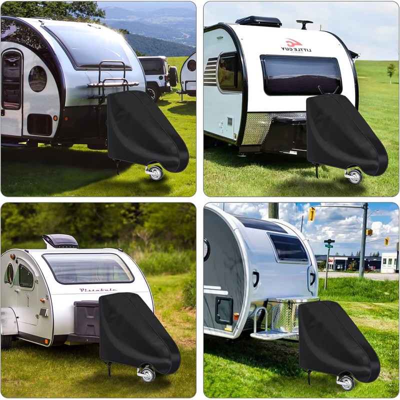Drawbar Cover for Trailers, Tow Bar Cover Caravan, Caravan Protective