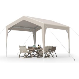 GarveeLife 10 x 10 ft Canopy Tent Commercial, Outdoor Canopy with Waterproof Oxford Fabric, Outdoor Party Tent Ideal for Party, Market, Wedding, Camping, BBQ, Outdoor Event