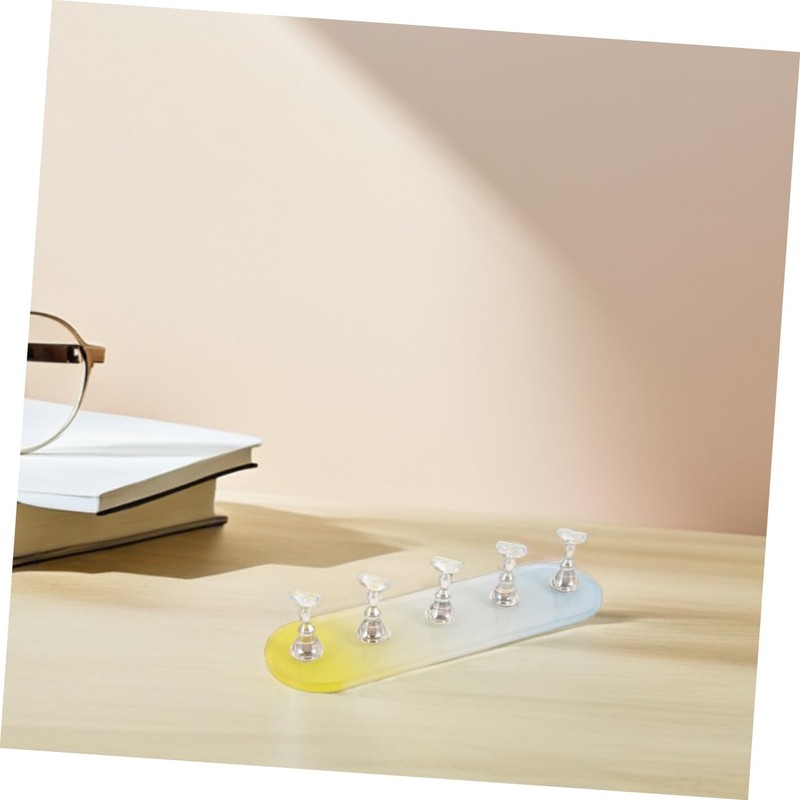 TOVINANNA 2 Sets Magnetic Nail Tip Display Holder Acrylic Nail