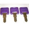 Gillette G390 Purple RV Motorhome Trailer Keys - 3 Pack
