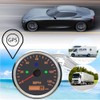 Waterproof 85mm Speedometer Gauge 0-125MPH Marine MPH GPS Speedometer Adjustable