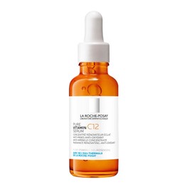 La Roche Posay Pure Vitamin C12 Serum, Anti-Ageing Care with 12% Vitamin C, Regenerating Anti-Wrinkle Facial Care, Firming, Brightening and Antioxidant, Against Pigment Spots, 30 ml