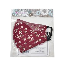 Fashion Cotton Mask with Flower Pattern and 3D Nose Wire 1 Count 3ea