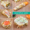 ERKOON Beeswax Cloth Roll Reusable Cling Film for Food, Natural